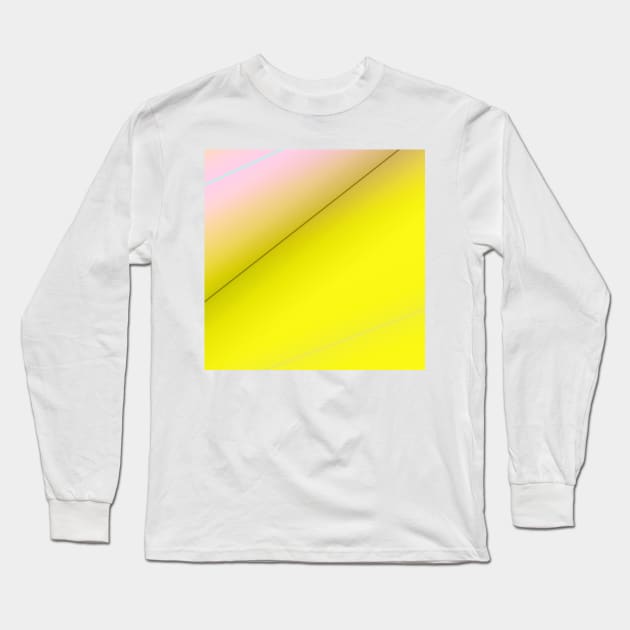 yellow orange white abstract texture Long Sleeve T-Shirt by Artistic_st